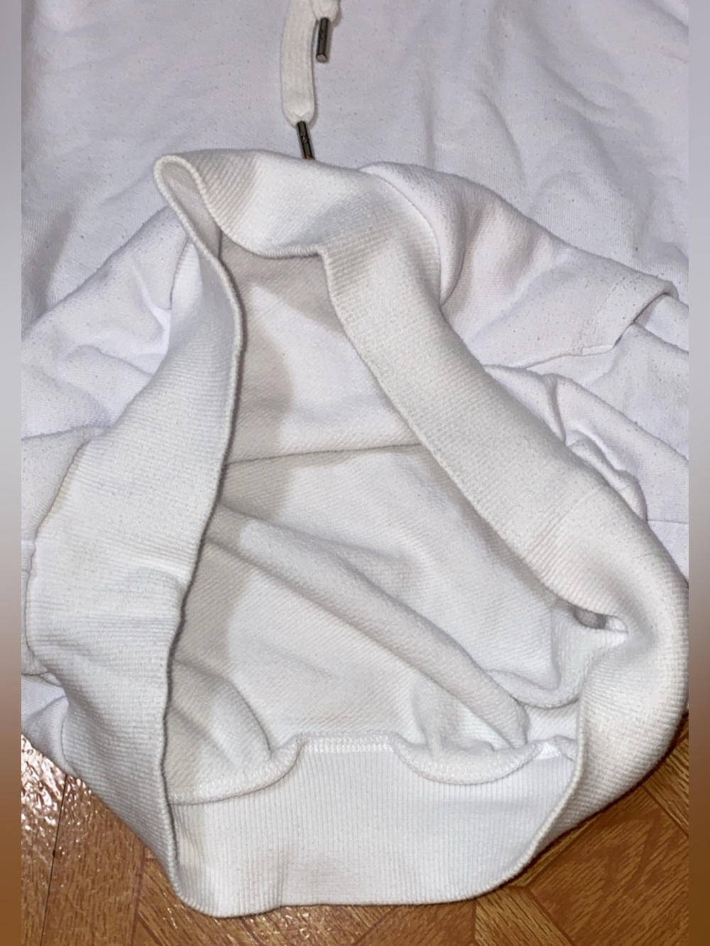 ALO Yoga White Oversized Hoodie - Women's Pullover - Picture 5 of 16